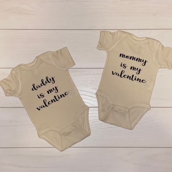 Loved Little Babe Co. Other - Daddy Is My Valentine infant bodysuit